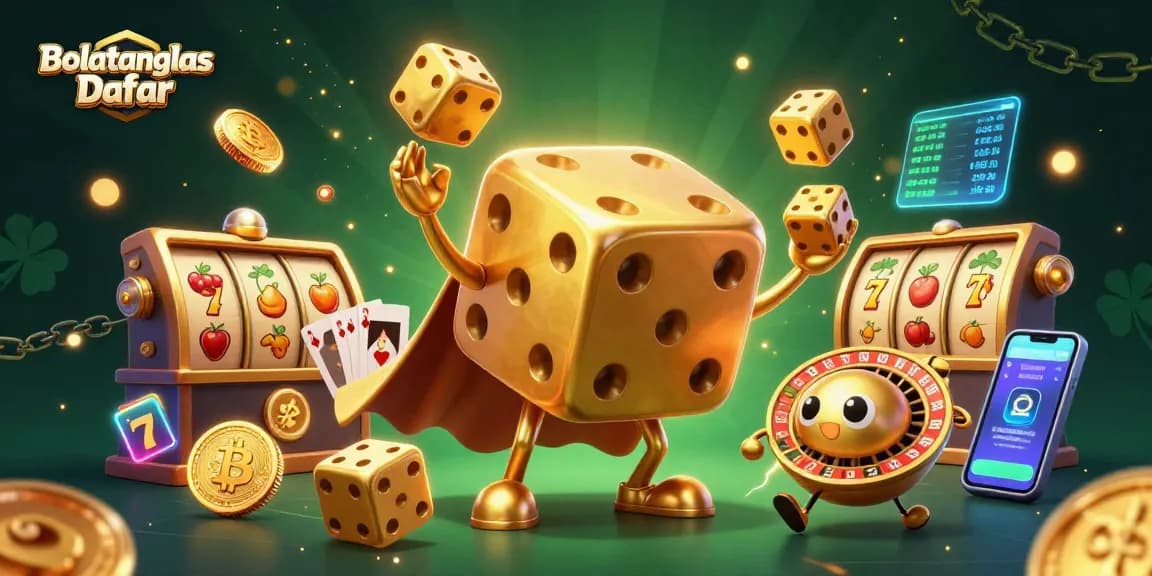 Win with Bolatangkas Daftar by playing exciting online slots and jackpot games in a vibrant 3D casino scene.