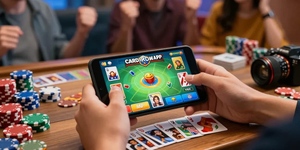 Download the Card Rummy APK on your Android device, showcasing vibrant graphics and engaging gameplay.