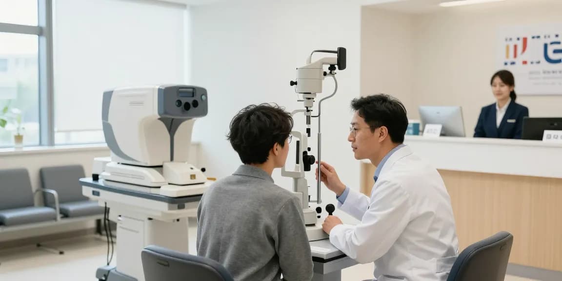 snuseoul eye clinic consultation with an ophthalmologist in modern facility