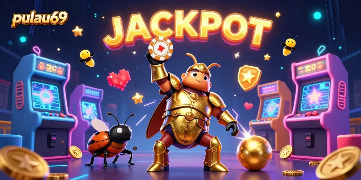 Pulau69 delivers exhilarating slot experiences, celebrating wins with vibrant cartoon characters.