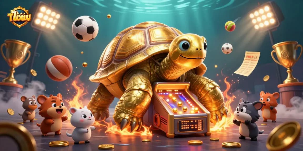 Play Tài xỉu with dynamic sports elements, enthralling players in a vibrant casino scene.