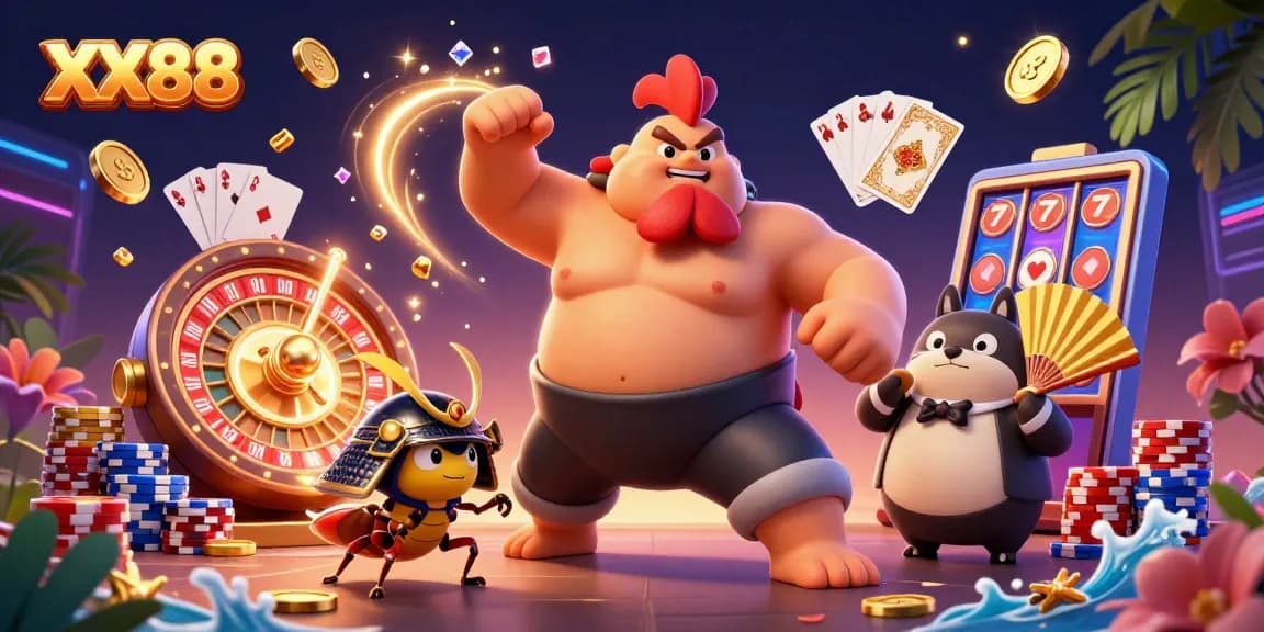Engage in thrilling gaming at XX88 featuring powerful characters and dynamic casino elements.