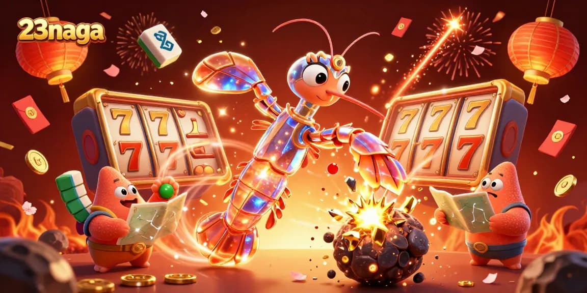 Experience thrilling games at 23naga as the galactic samurai mantis shrimp triumphs in an exciting casino atmosphere.