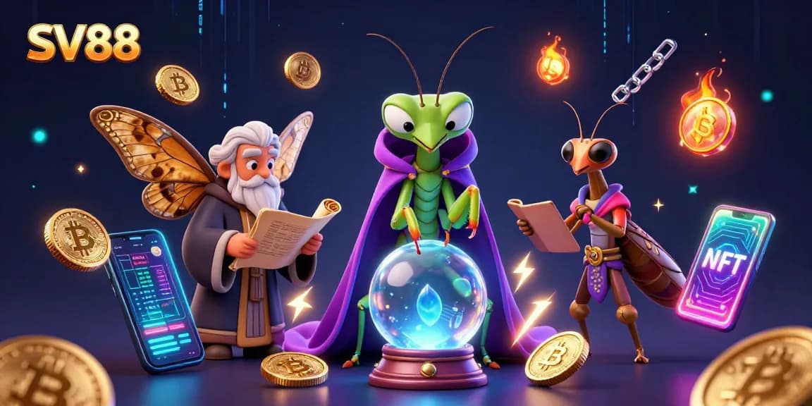 Engage with SV88's thrilling gaming universe led by a mystical fortune teller and ancient librarian.