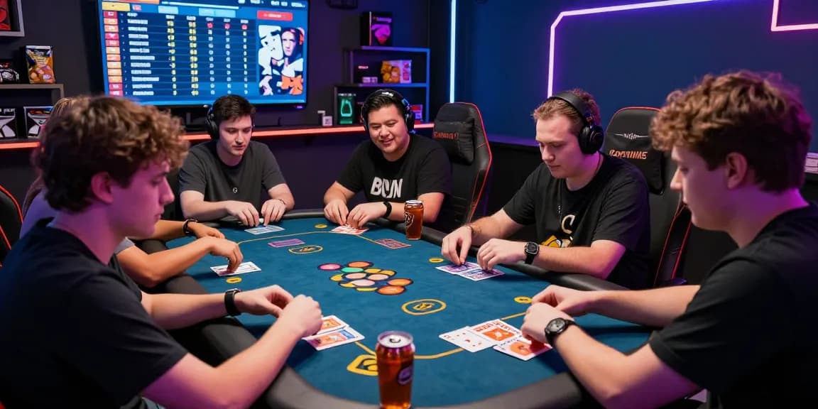 Exciting gaming scene showcasing players engrossed in sunwin card games.
