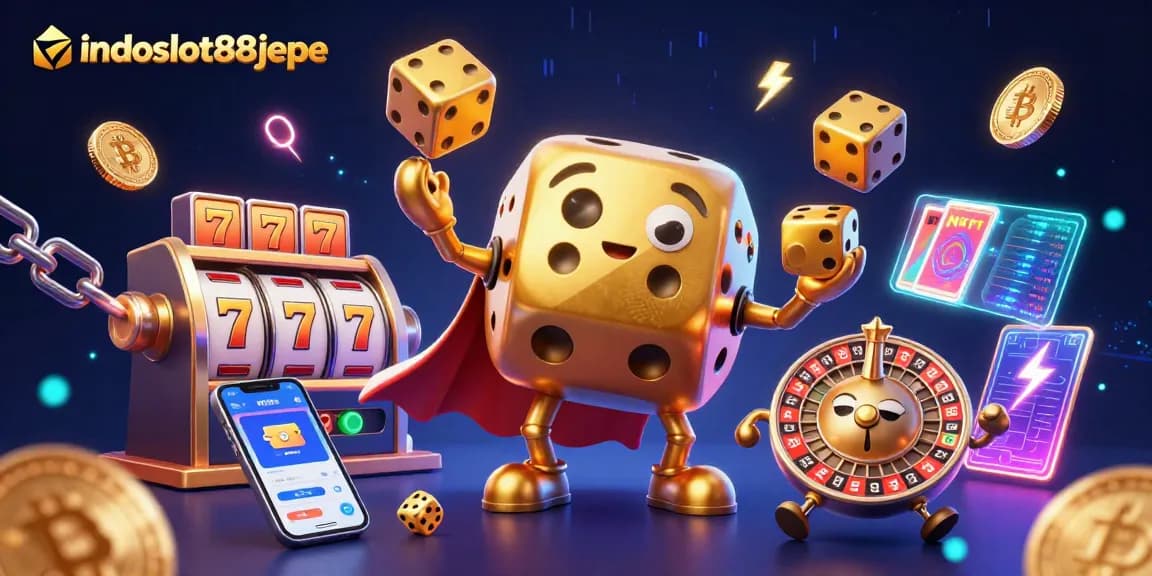 Engage with indoslot88jepe and its exciting gameplay featuring golden dice, slots, and cryptocurrencies.