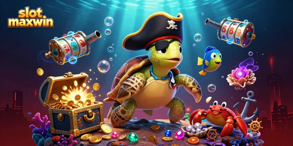 Mainkan slot maxwin dengan keceriaan 3D dari karakter laut yang menyerupai kasino yang memikat.