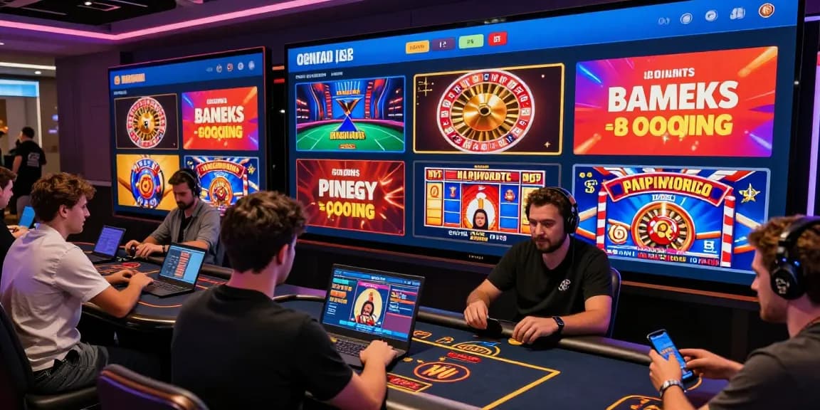 LUCK8 online casino scene with vibrant games and engaging players enjoying a modern betting platform.