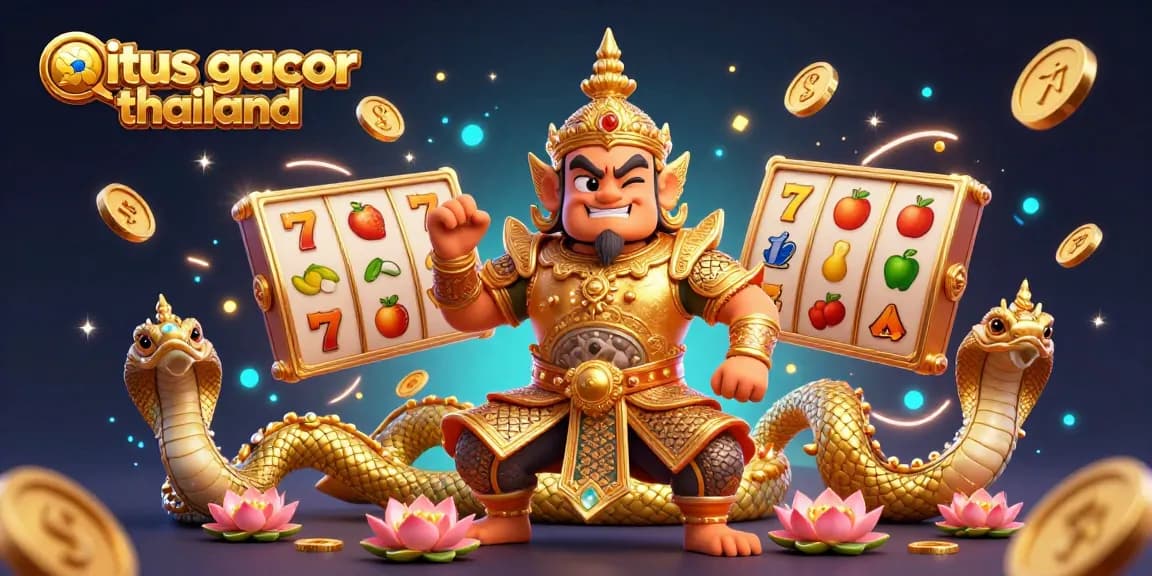 Engage with situs gacor thailand's dynamic slots as the Thai guardian and Naga accompany thrilling gameplay.