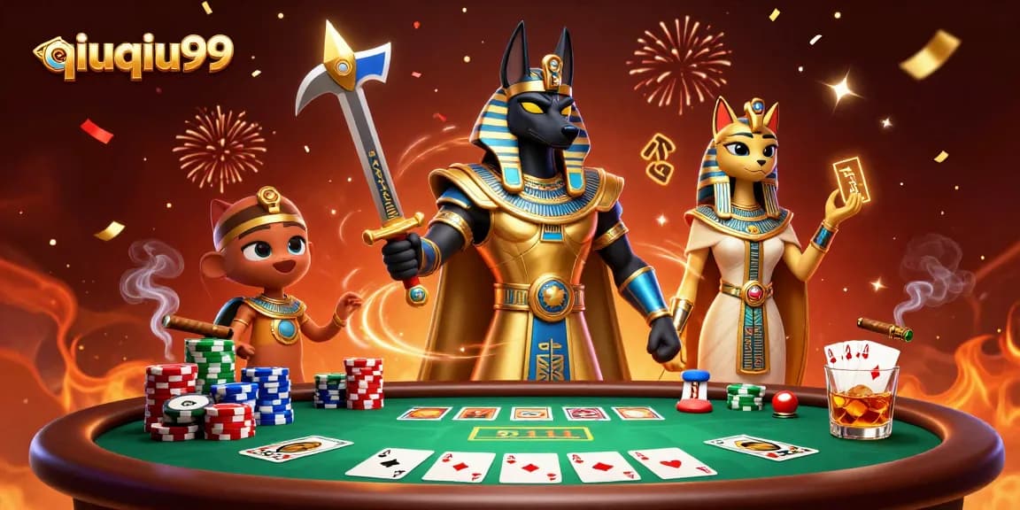 Experience thrilling gaming moments with qiuqiu99's vibrant online poker scene.
