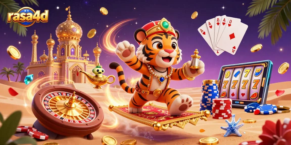 Menggandakan peluang di kasino dengan rasa4d: ilustrasi menakjubkan tema kasino yang kaya detail.