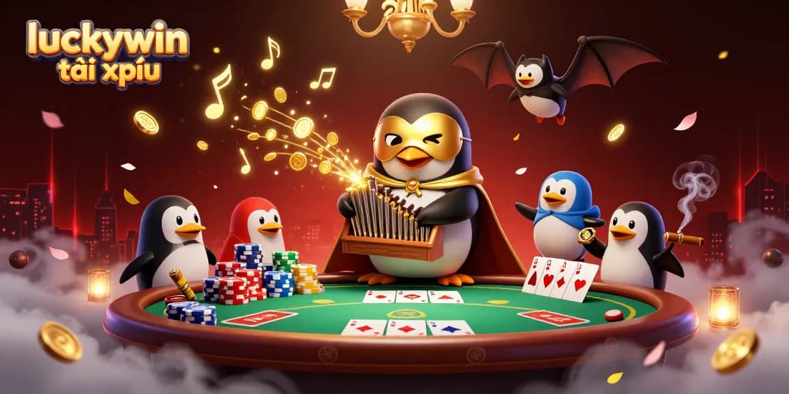 Experience the excitement of luckywin tài xỉu with vivid characters, poker games, and vibrant casino atmosphere.