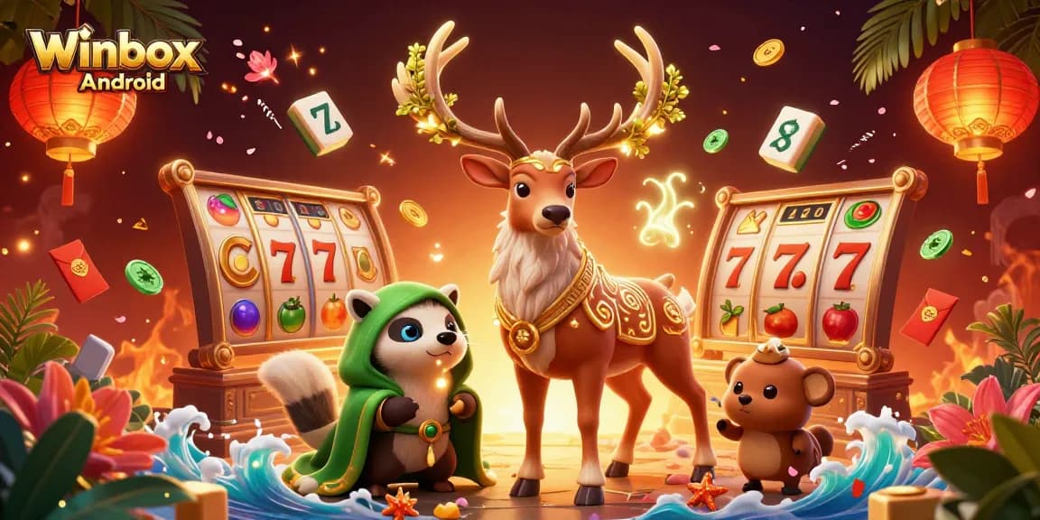 Experience the Winbox Android with vibrant slot visuals, promising a thrilling mobile gaming adventure.