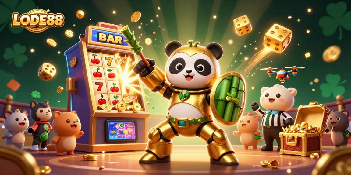 Experience thrilling action with LODE88 in a vibrant 3D casino world of wins and excitement.