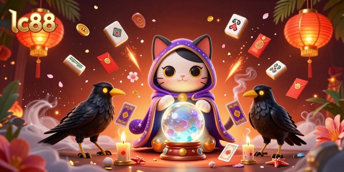 Enhance your chances at lc88 with strategies from the mystical fortune teller cat and tarot raven.