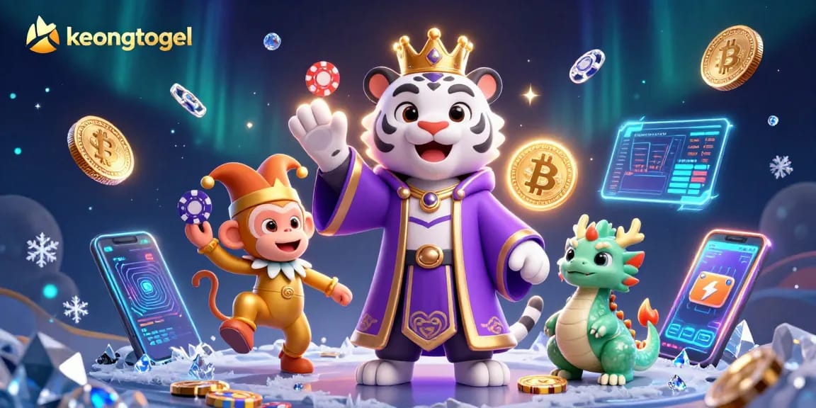 Engage with keongtogel's thrilling slots and jackpots amidst vibrant casino elements.