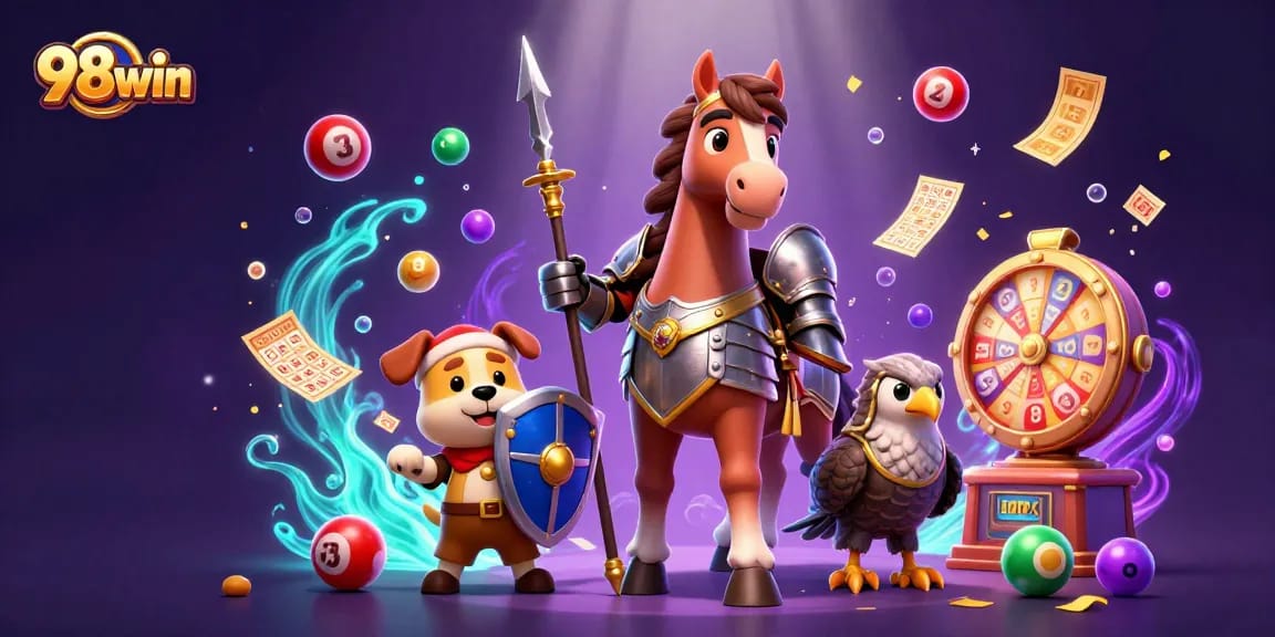 Engage in thrilling gambling fun at 98win with dynamic lottery balls and exciting game elements!