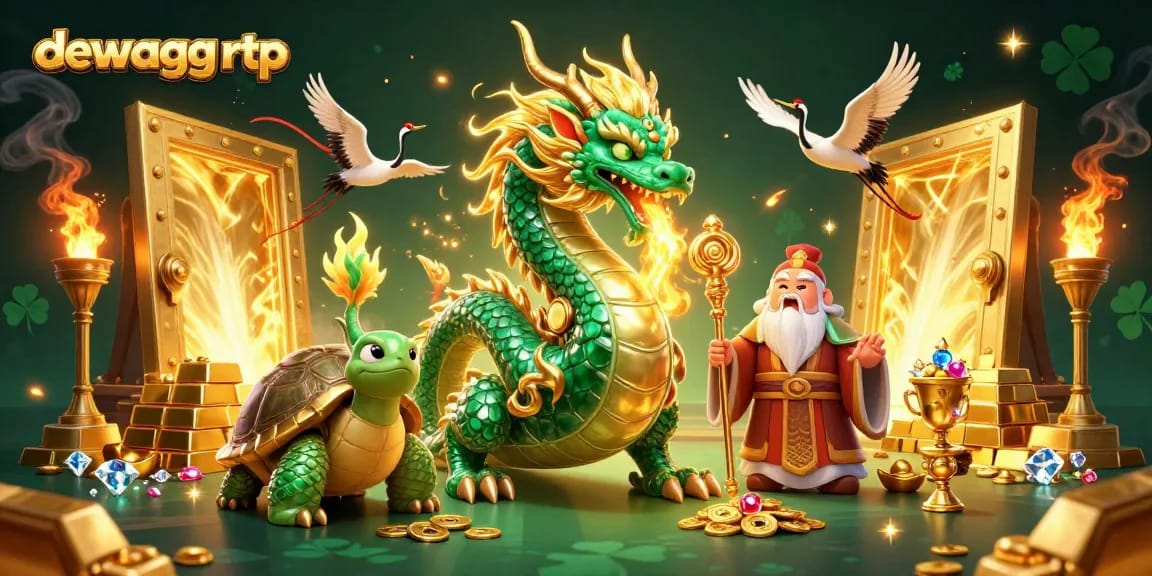 Experience winning strategies with dewagg rtp in a vibrant 3D casino scene.
