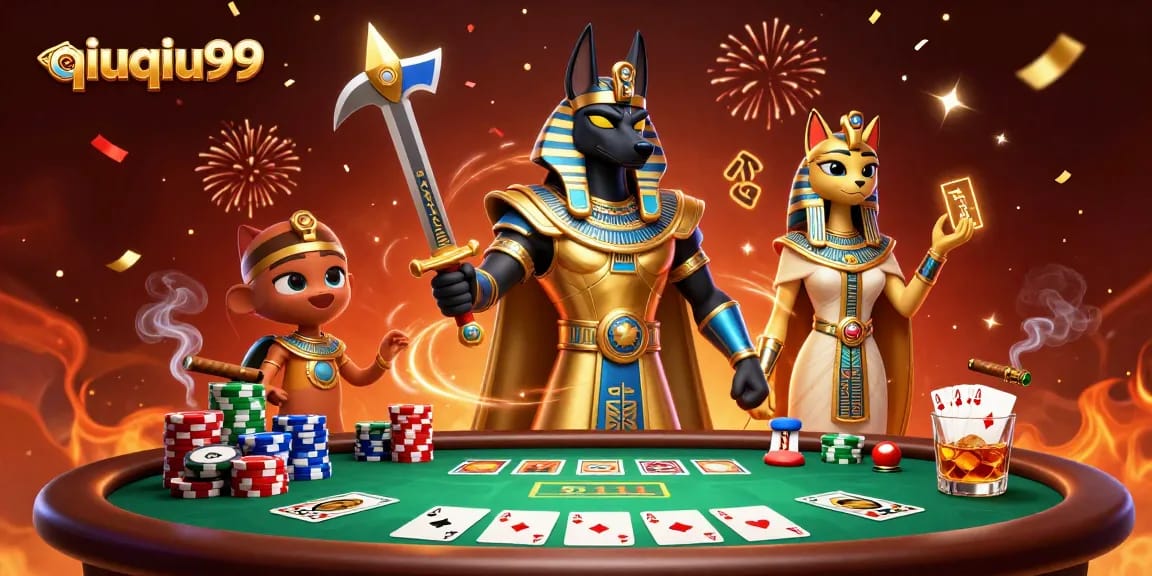 Experience thrilling gaming moments with qiuqiu99's vibrant online poker scene.