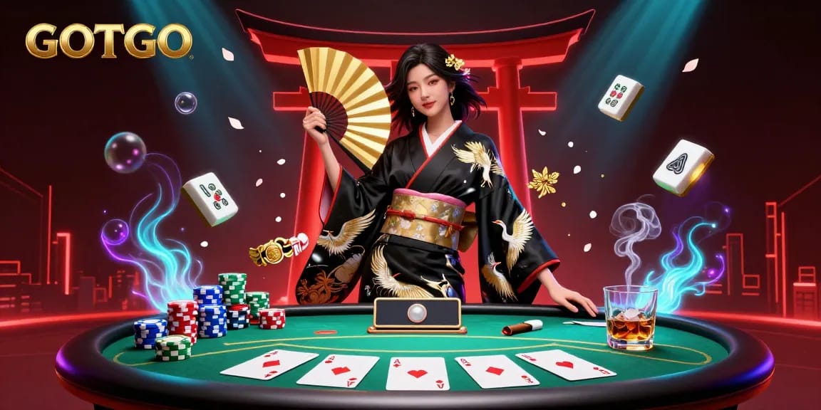 Rasakan strategi menang di GOTOTO dengan suasana poker yang dinamis yang menampilkan elemen permainan yang penuh warna.