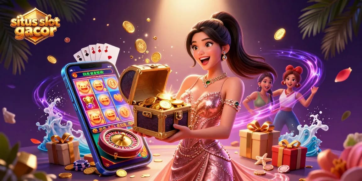 Engage in thrilling gameplay on situs slot gacor with vibrant visuals and endless winning potentials.