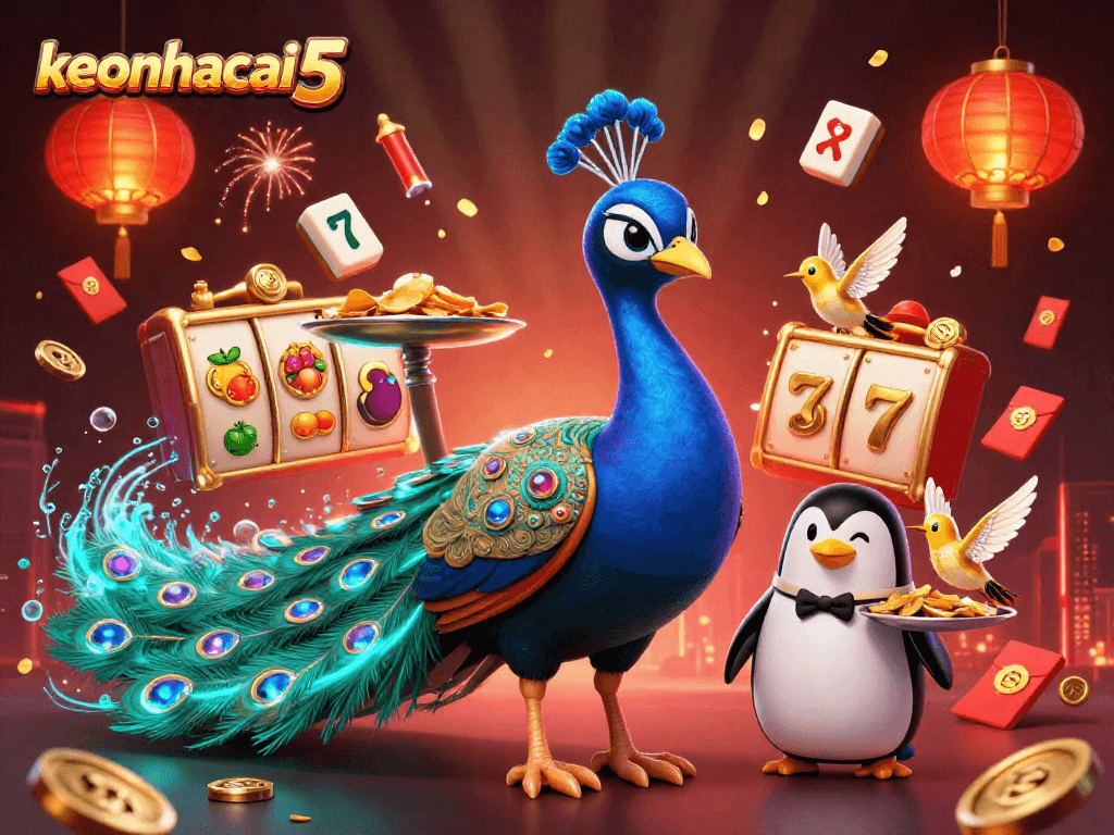 Engage with keonhacai5 to enjoy vibrant slot adventures featuring dazzling characters and captivating casino elements.