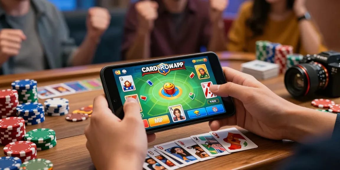 Download the Card Rummy APK on your Android device, showcasing vibrant graphics and engaging gameplay.