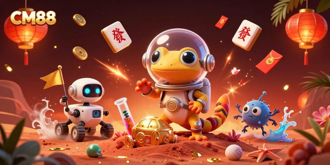 Experience the thrilling CM88 casino adventure with alien creatures and futuristic game elements.