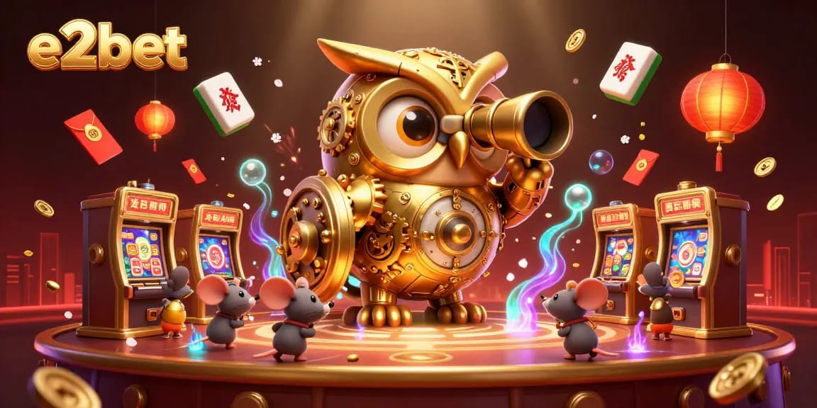 Experience the thrill of e2bet with vibrant gameplay visuals in a bustling casino atmosphere.