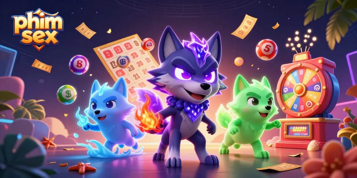 Engage with thrilling lottery action featuring phim sex characters in a vibrant 3D casino scene.