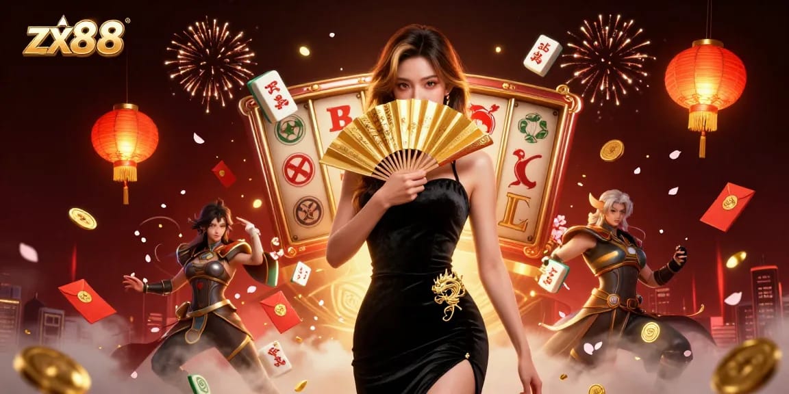 Experience thrilling gameplay with zx88, featuring stunning visuals and slot reels amid a rich casino atmosphere.