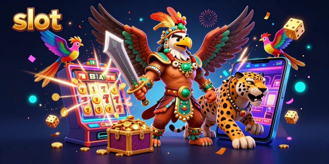 Spin the slot machine with jackpots, vibrant characters, and exciting casino games.