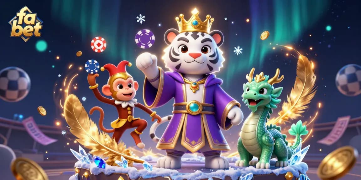 Experience thrilling sports betting with fa bet in a vibrant 3D casino scene.