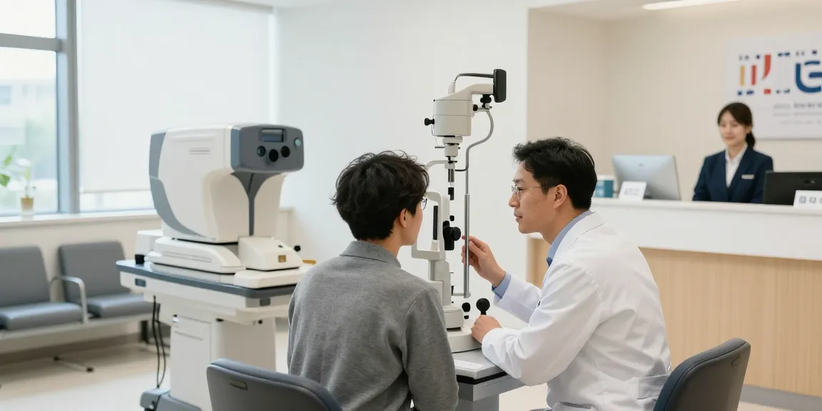 snuseoul eye clinic consultation with an ophthalmologist in modern facility