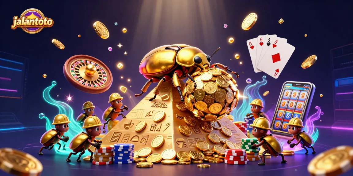 Jalantoto menawarkan pengalaman menarik dengan permainan slot dan simbol kasino yang memikat.