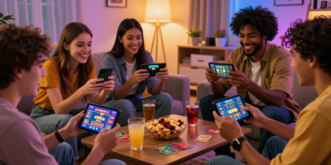 Join game with friends while playing 3Patti Loot APK in vibrant living room.