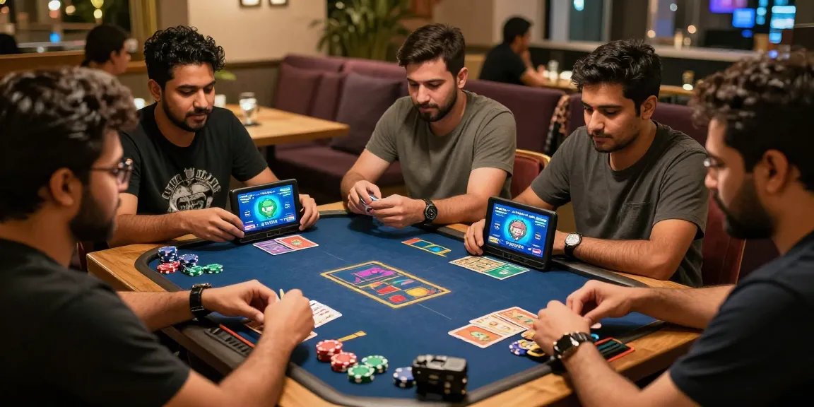 Exciting players enjoying 3 Patti Vegas card game on Android devices, available now for real cash gaming.