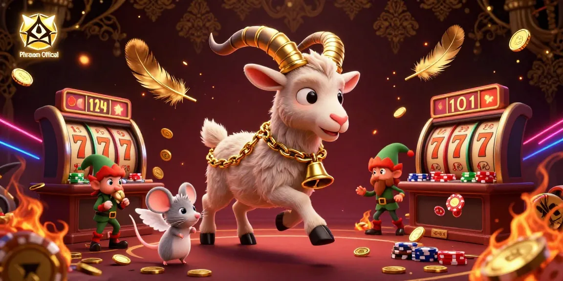 Catch the excitement at Phdream Official casino with festive characters amid vibrant gaming elements.