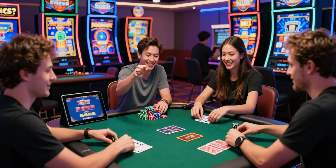Engaged players enjoying game bài đổi thưởng in a lively online casino environment.