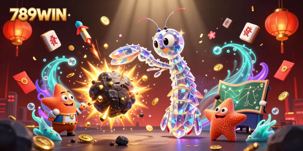 Experience the thrill of 789WIN gaming with explosive wins and vibrant visuals in this immersive scene.