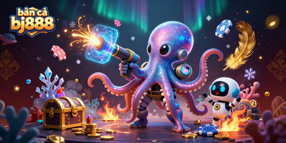 Experience thrilling bắn cá bj888 action with vibrant visuals, dynamic aquatic characters, and engaging gameplay.