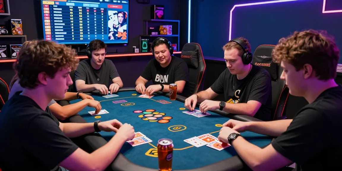 Exciting gaming scene showcasing players engrossed in sunwin card games.