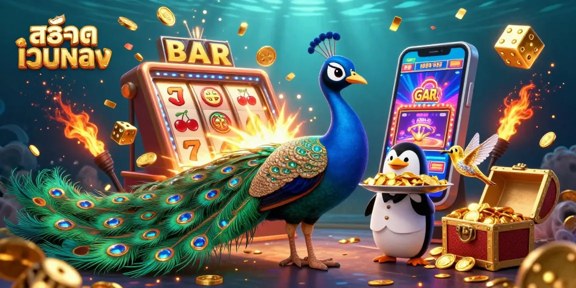 Spin slots and experience the excitement with สล็อตเว็บตรง showcasing casino fun and vibrant game features.
