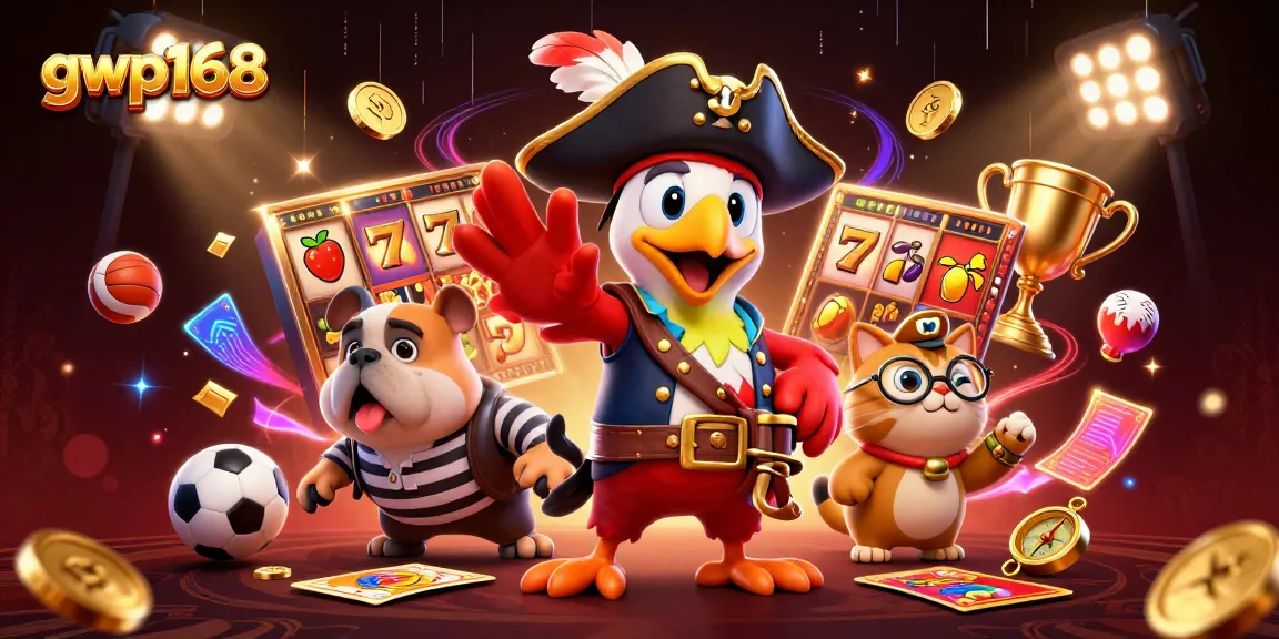 GWP168 menawarkan berbagai permainan slot dengan karakter menarik dan piala kemenangan yang mewah.