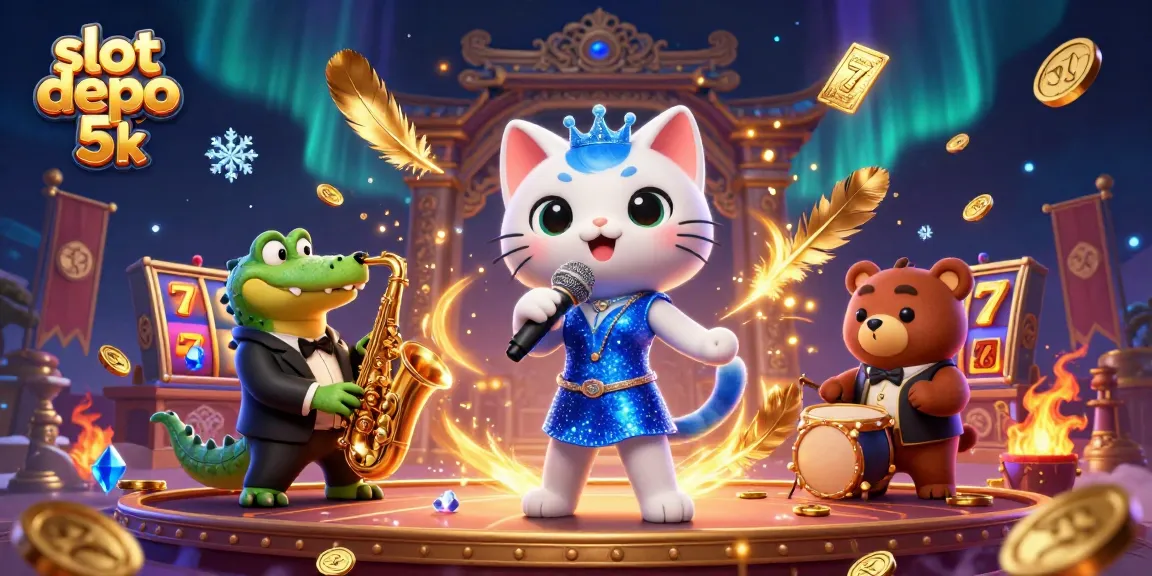 Experience thrilling gameplay with slot depo 5k featuring vibrant characters and exciting casino elements.