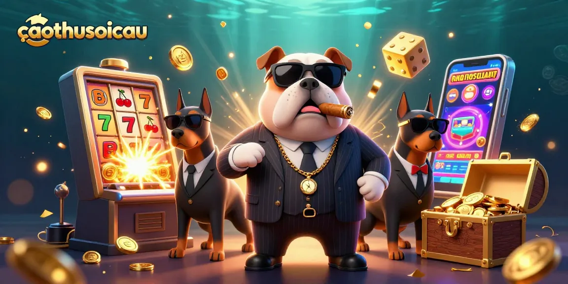 Experience thrilling casino gameplay with caothusoicau in a vibrant 3D illustration.