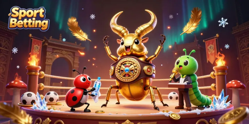 Engage in Sport Betting with our vibrant illustration featuring a championship showdown.