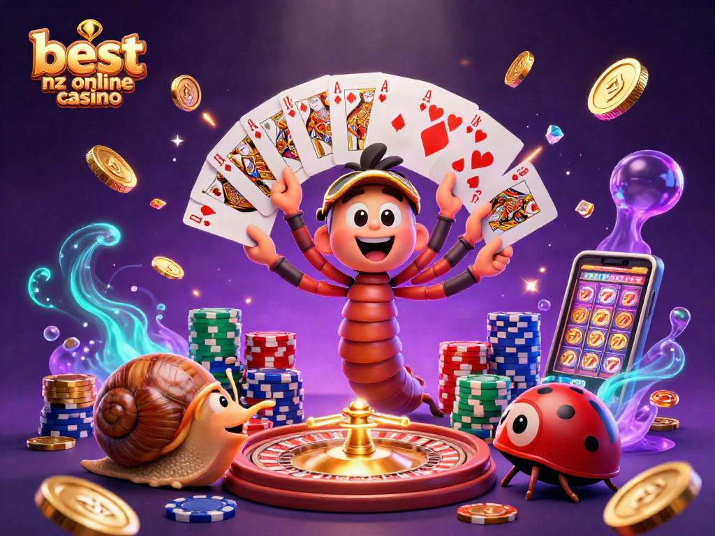 Experience excitement at the best nz online casino with vibrant characters and dynamic game elements.