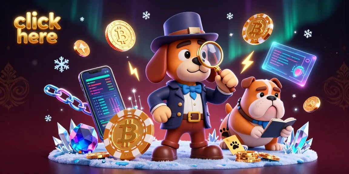 Click here to interact with a vibrant 3D casino scene highlighting poker clues and crypto elements.
