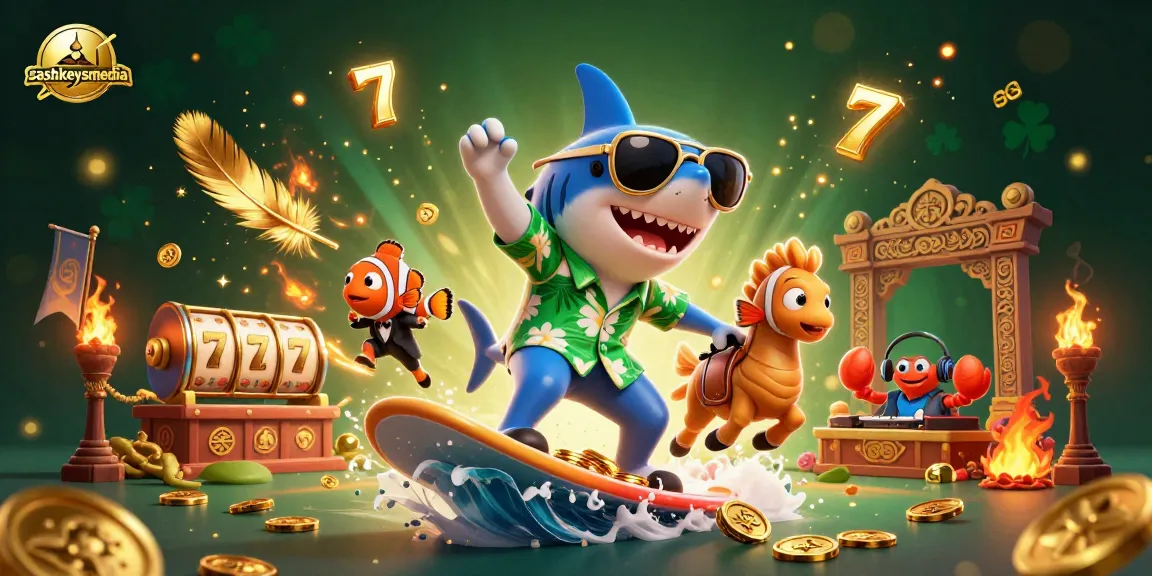 Engage with thrilling games at sashkeysmedia featuring a vibrant casino scene with characters and dynamic elements.